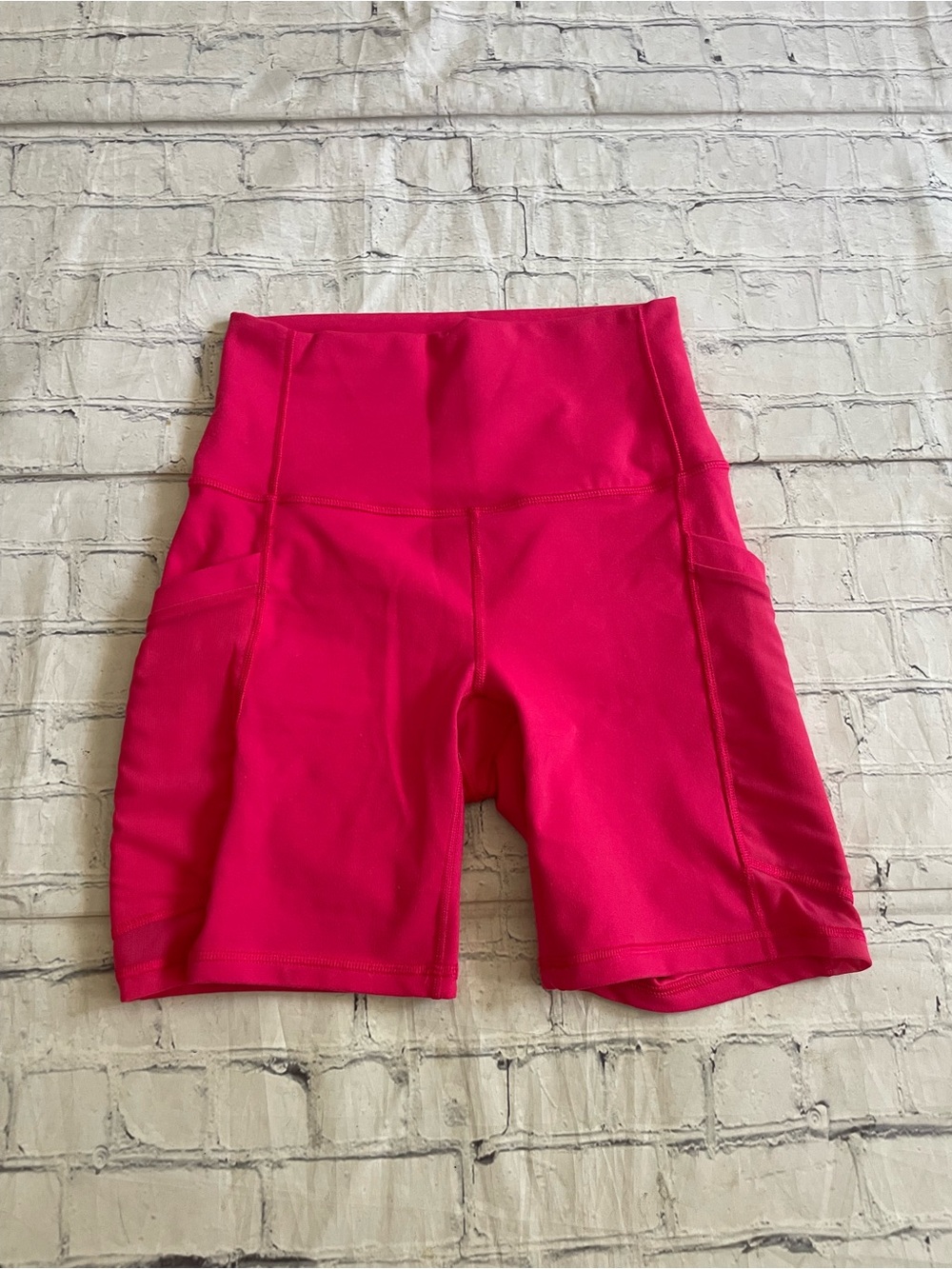 Fabletics Hot Pink Powerhold Athletic Shorts - Picture 2 of 8